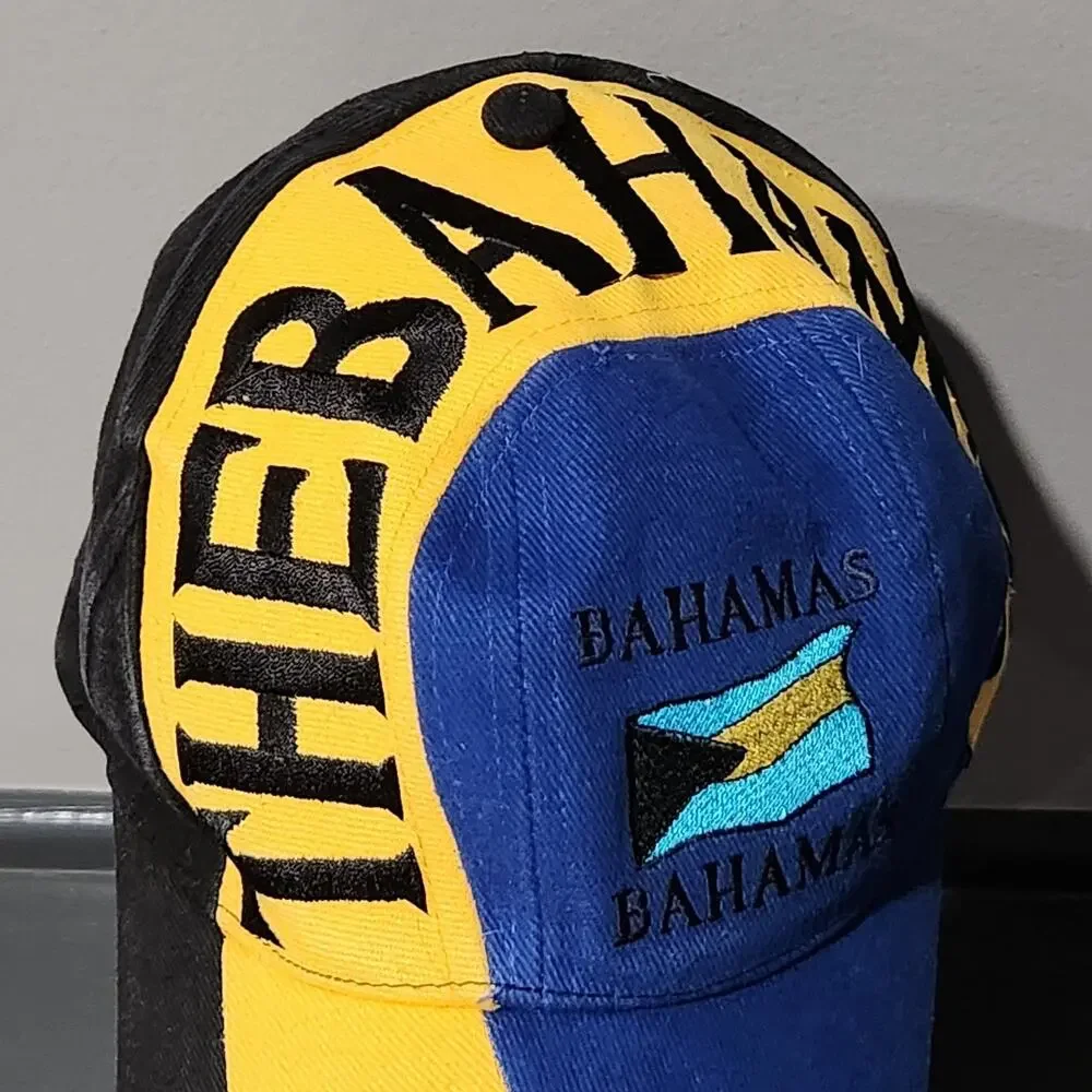 VTG 90s The Bahamas Island Dreams Adjustable‎ Strapback Hat Cap OSFA
